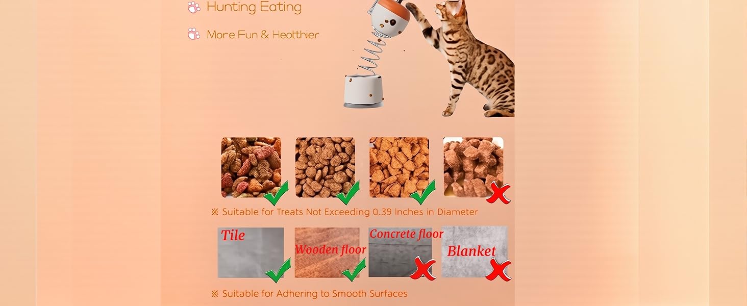 Interactive Cat Toy with Spring Swing