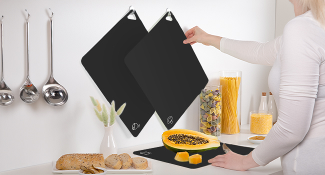 Flexible Cutting Boards for Kitchen, Cutting Mats for Cooking