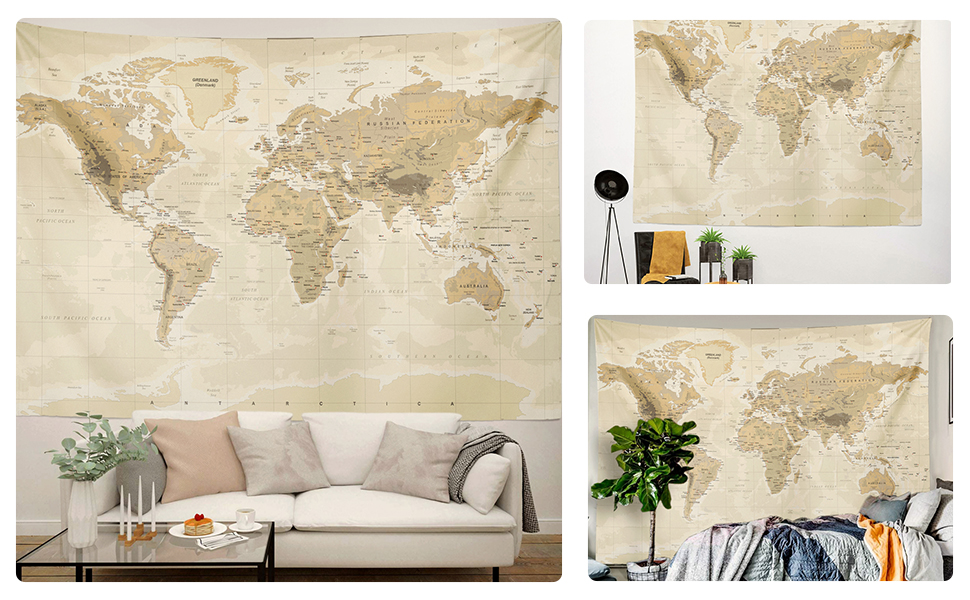 Summor Wall Tapestry, Wall Hanging Tapestry Aesthetic Tapestry World