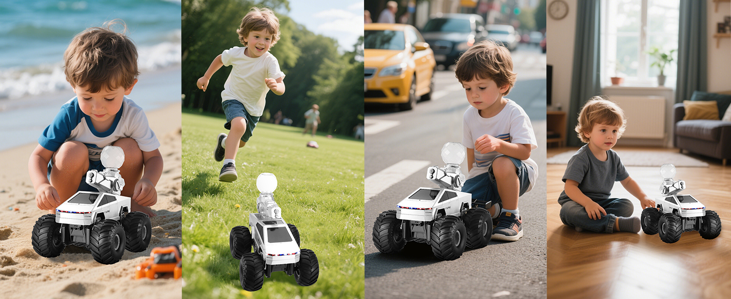 4WD All-Terrain Off-Road Remote Control RC Truck for Boys 