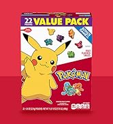 Pokemon Fruit Flavored Snacks, Treat Pouches, Gluten Free Snack, Value Pack, 17.6 oz, 22 Pouches