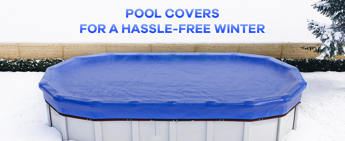 POOL COVERS FOR A HASSLE-FREE WINTER