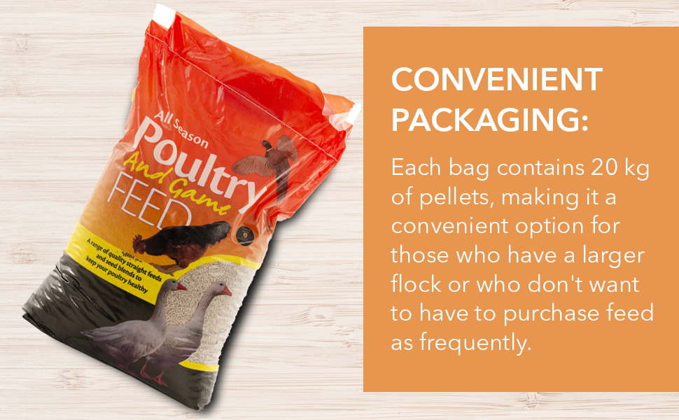 Shorefields All Season Poultry Feed Layers Pellets / 20kg Game Bird