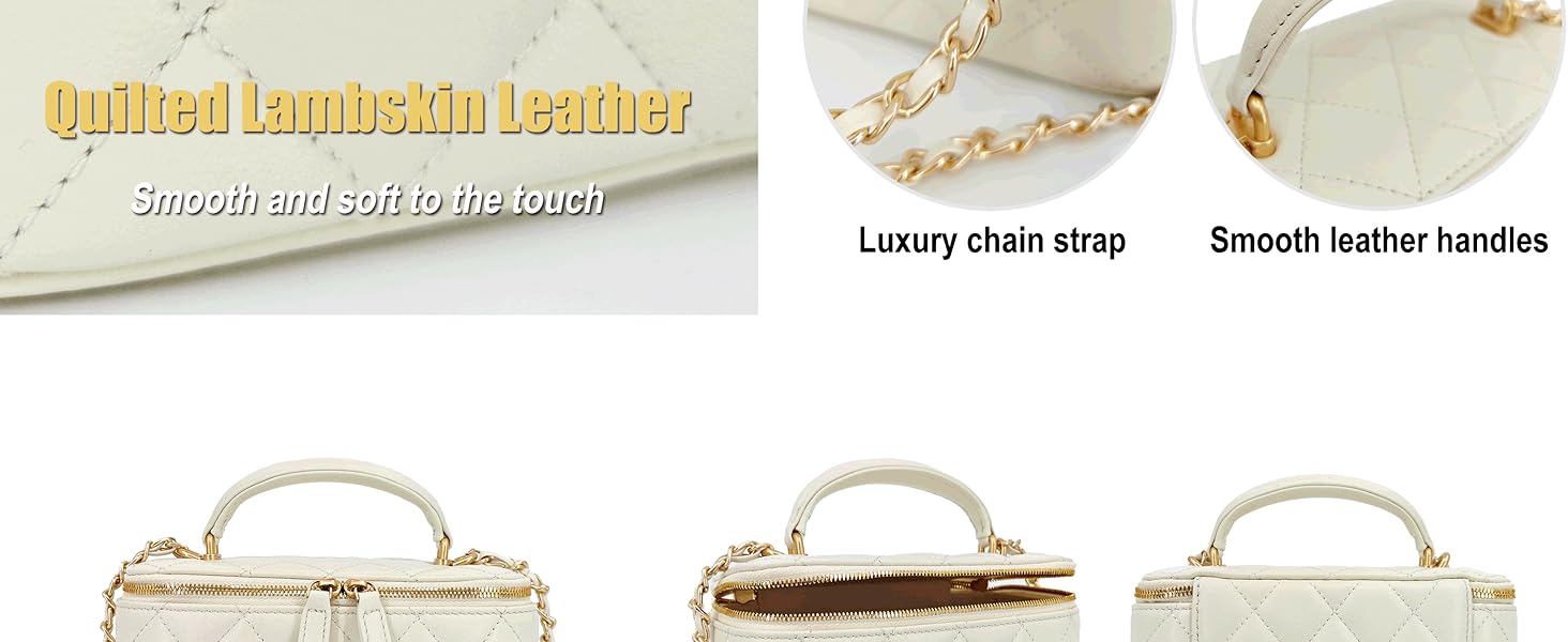 Quilted Lambskin Leather