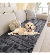MYSKY HOME Couch Cover for Dogs Washable, Dog Sofa Couch Covers,Washable Non-Slip Couch Sofa Cove...