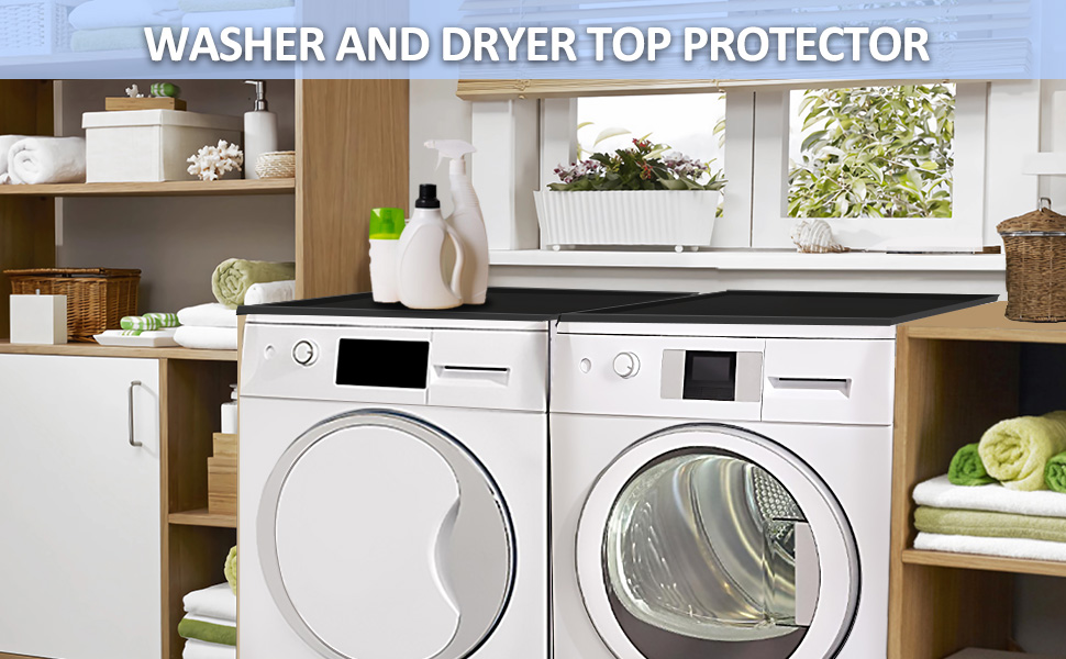 washer and dryer covers for the top