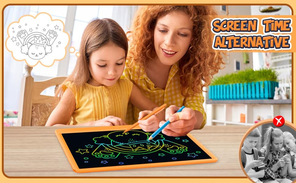 LCD Writing Tablet,15 inch Doodle Board for 312 Kids