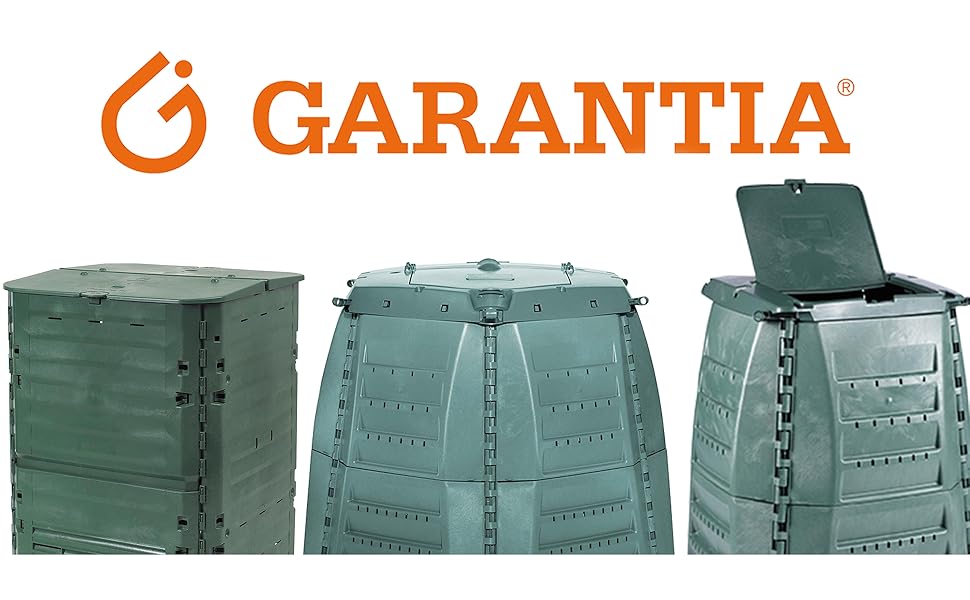 GARANTIA Thermo-King Komposter 900 Liter grün : Amazon.de: Garten