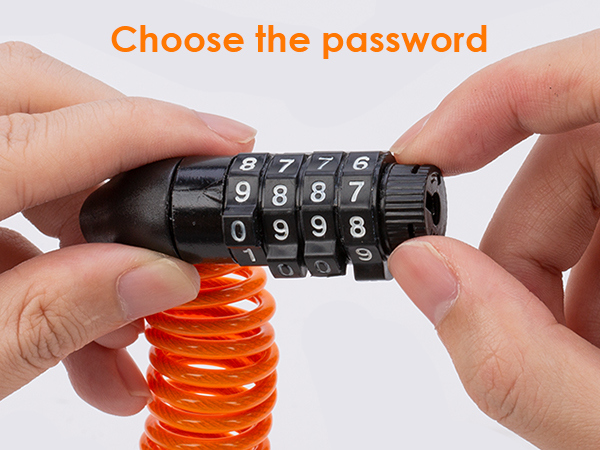 motorcycle helmet lock on bike