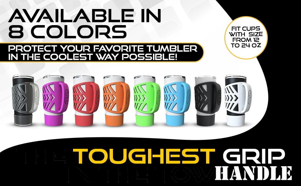 tumbler handle silicone grip for your Yeti 30 oz tumbler stainless cup