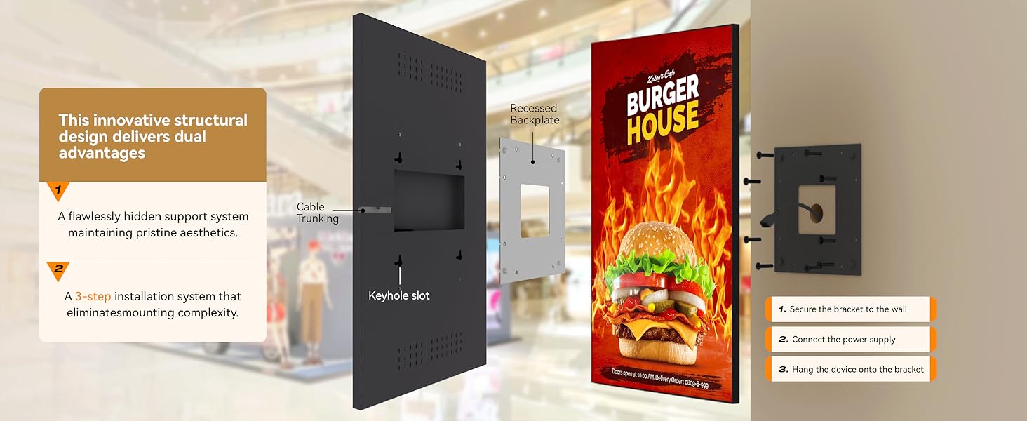 led poster frameadvertising screen