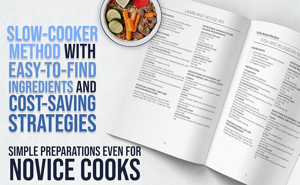 Dog Food Recipes; Healthy Dog Food; Vet-Approved; Canine Nutrition; Homemade Dog Food