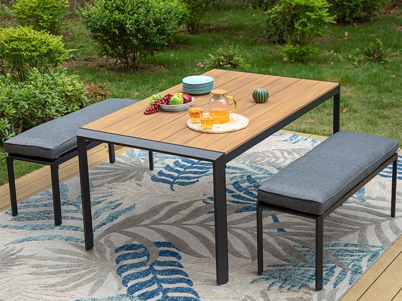 Sophia & William Outdoor Furniture Aluminium Patio Table