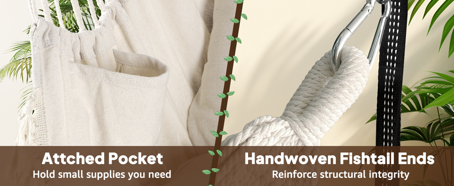 Attched Pocket Hold small supplies you need