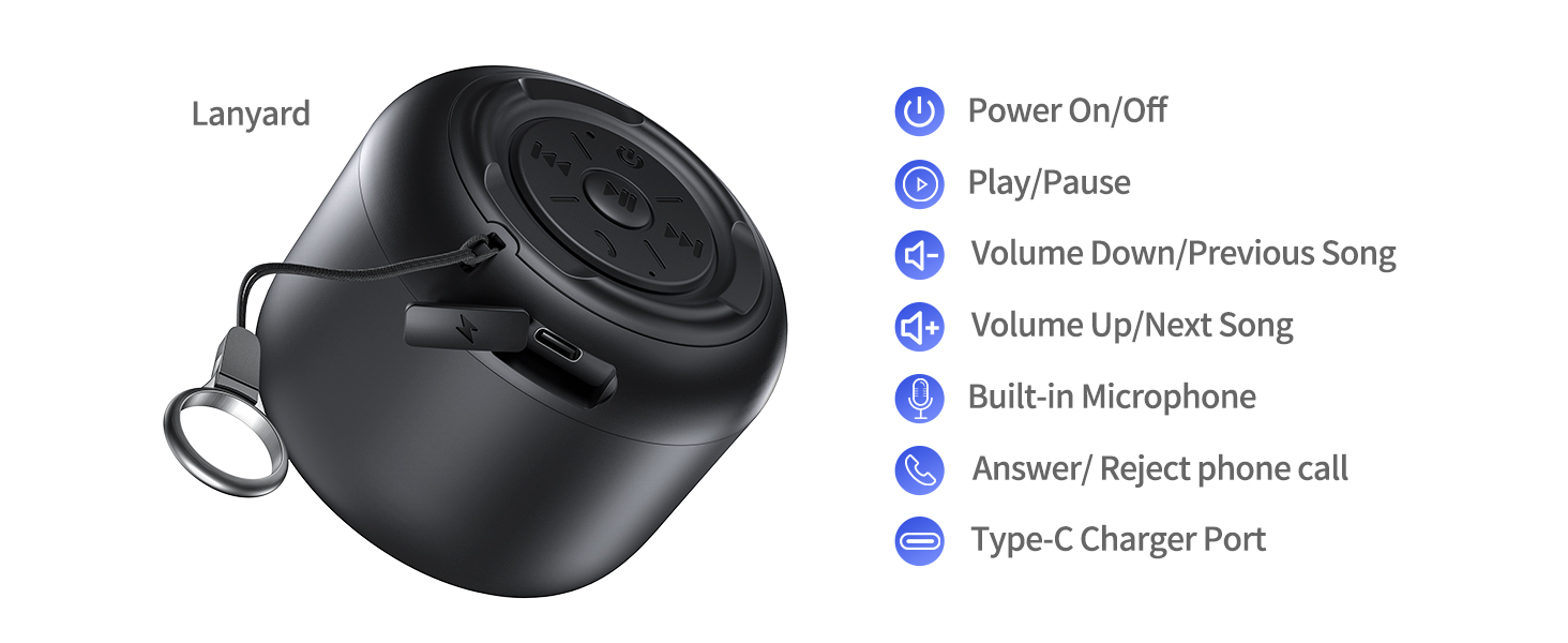 Bobtot Portable Bluetooth Speakers Wireless Speaker