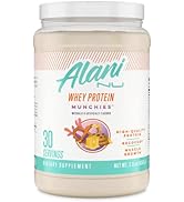 Alani Nu Whey Protein Powder Munchies | 23g Protein with Low Sugar & Digestive Enzymes | Meal Rep...