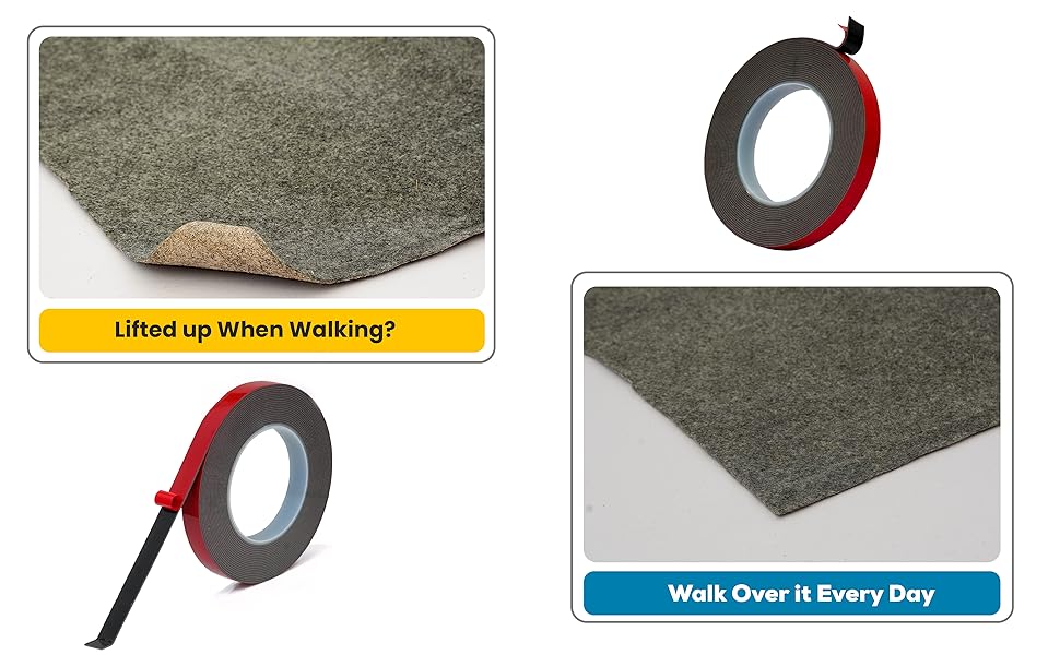 Extra Strong Double Sided Tape Heavy Duty Double Sided Tape 18 Ft x 0.5