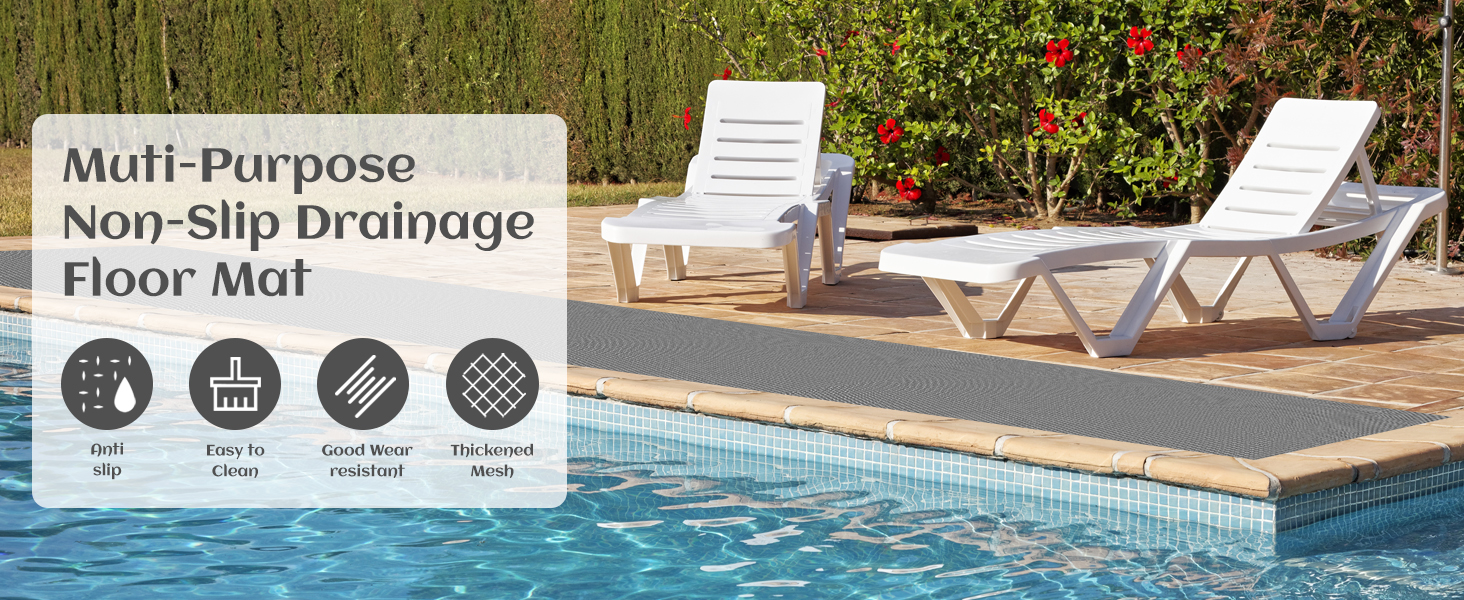 Non-Slip Drainage Floor Mat 