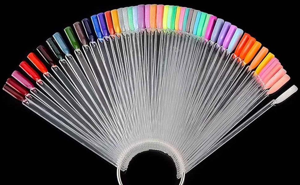 150 Stück Nail Art Tips Ring Stick