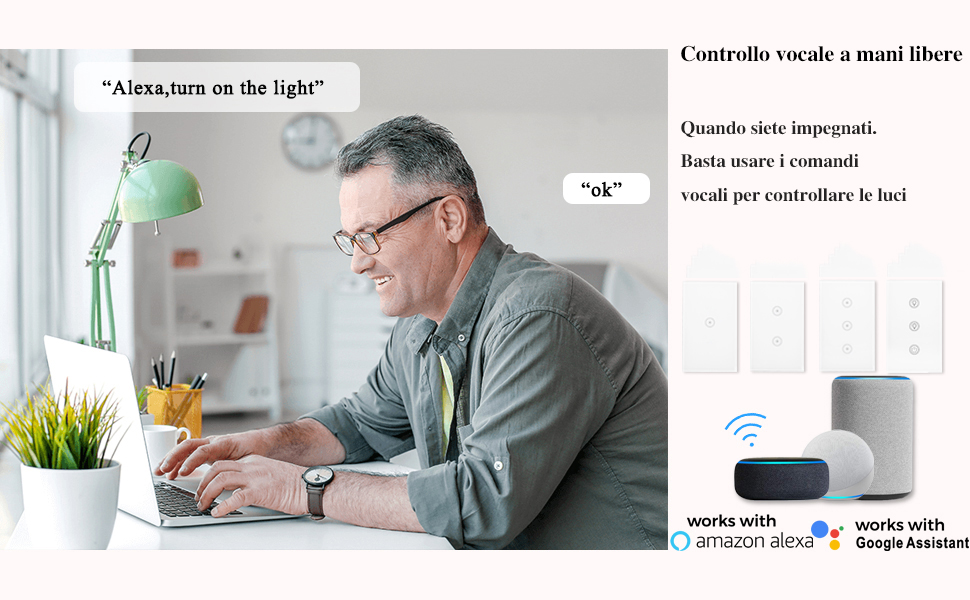 Interruttore intelligente del pannello