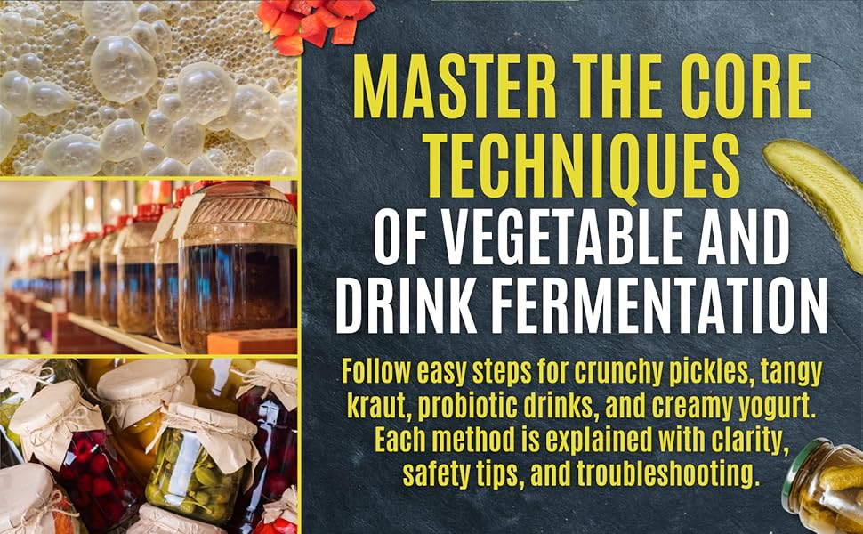 Fermenting for Beginners: The Complete Step-by-Step Guide to Gut-Healthy Vegetables, Drinks & Condiments at Home — With Safe, Simple, Probiotic-Rich … Plan (The Complete Homesteading Series) Fermenting for Beginners: The Complete Step-by-Step Guide to Gut-Healthy Vegetables, Drinks & Condiments at Home — With Safe, Simple, Probiotic-Rich … Plan (The Complete Homesteading Series)
