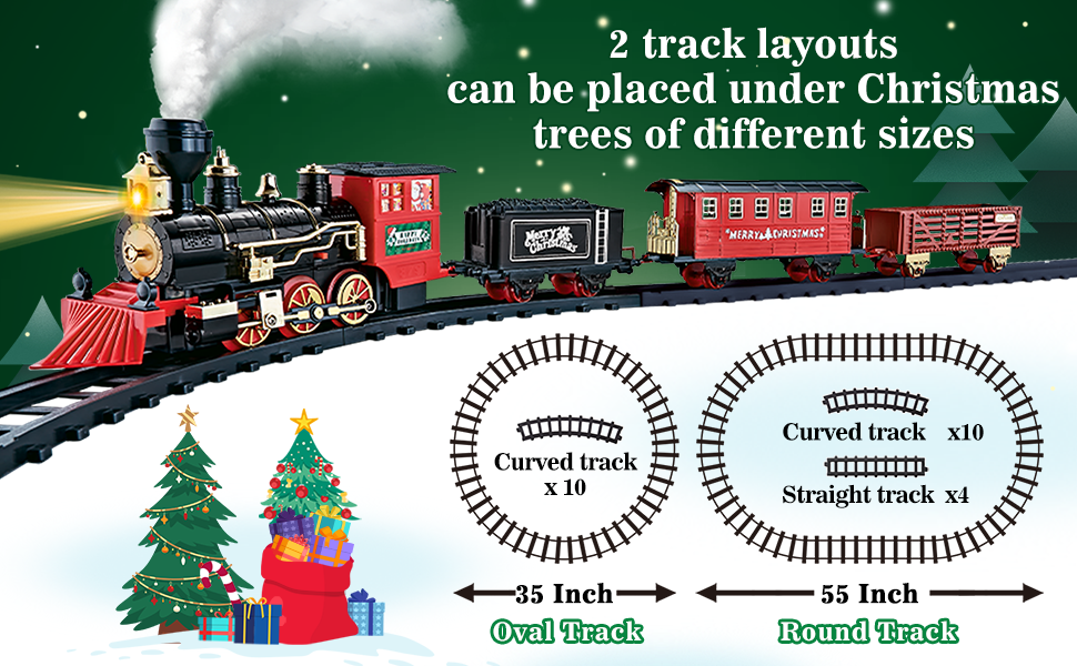 christmas train set