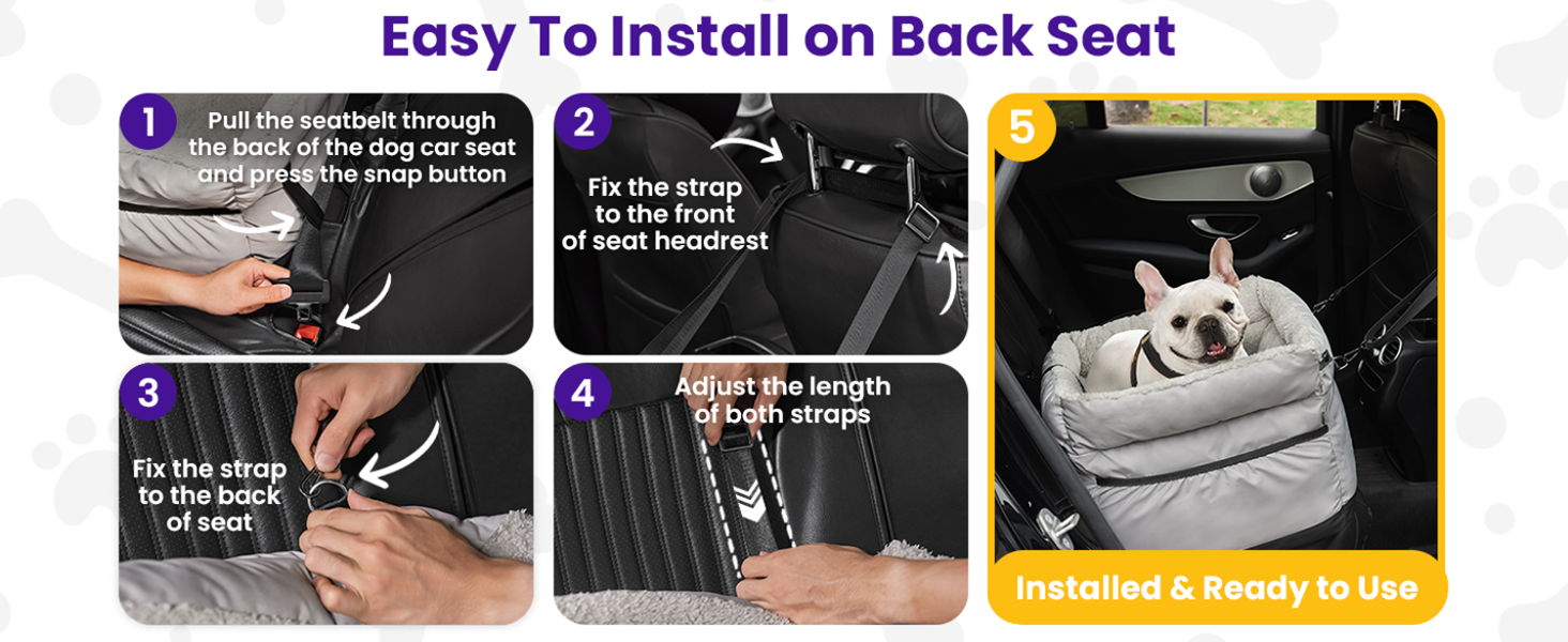 easy to install on back seat