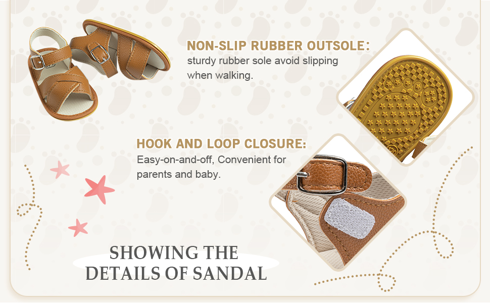  infant baby sandal boys girls shoes 3 6 12 18