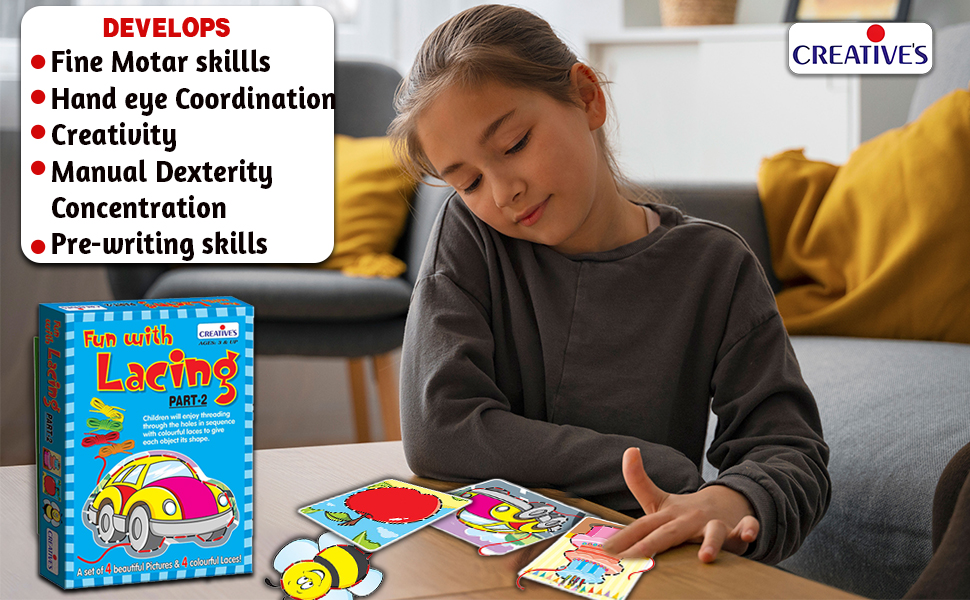 fun with lacing part 2 learning & educational children activity game ages 3+