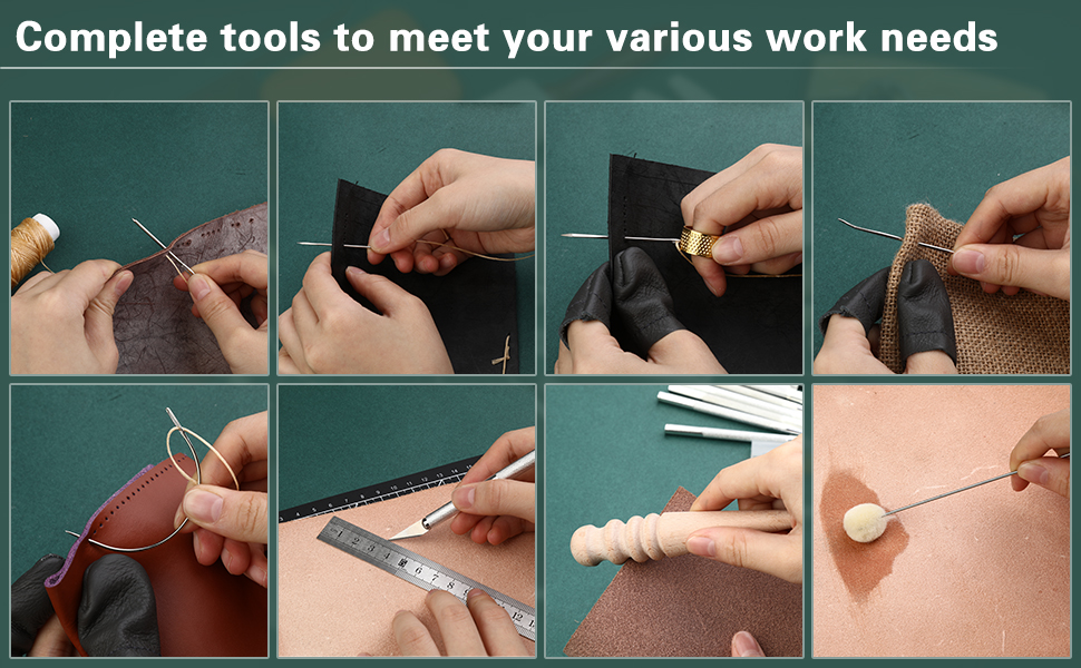 leather Crafting Tools and Supplies