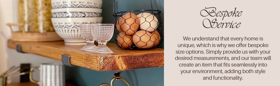 Rustic Solid Wood Shelves