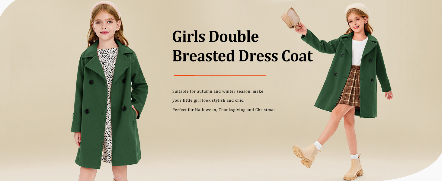 GIRLS DRESS COAT
