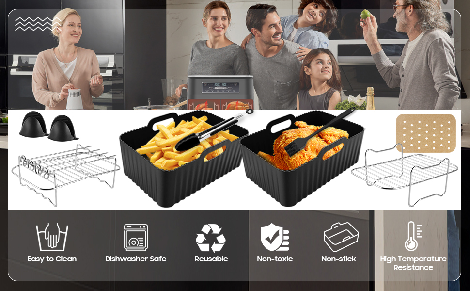 silicone air fryer liner