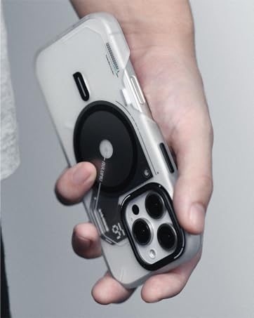 Aulumu A16 Aramid Fiber for iPhone 16 Pro Max Case | 1500D Ultra Slim Woven | Real Cooling | Compatible with MagSafe Black 14 A16 TPU