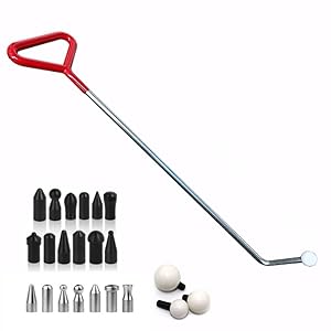 Richday 車 デントリペアツールセット 押し出し 車凹み修理キット デントリペア 凹み直す デントリペアツール 凹み補修 自分で車の凹み修理 補修ツール DIY修復工具 23本セット