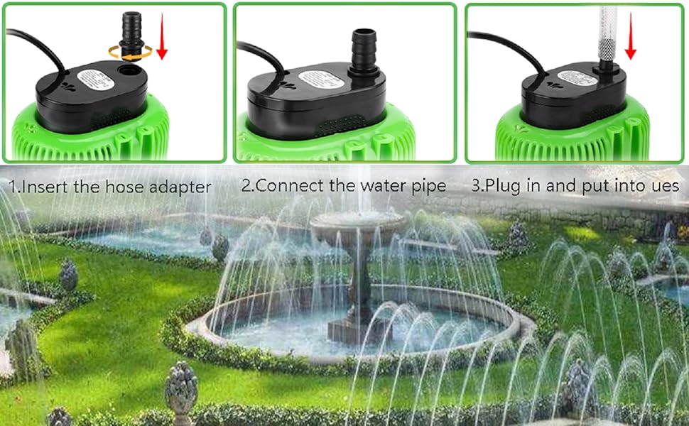 FamYun Sump Pump 850GPH Ultraquiet Submersible Water Pump, Pool