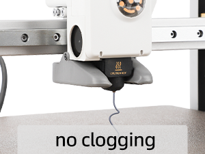 no clogging