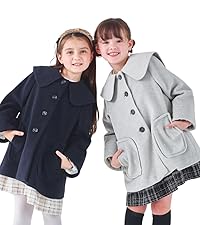 Amazon | [ショパン] BIGカラーAラインコート 100cm グレー (7572-7317