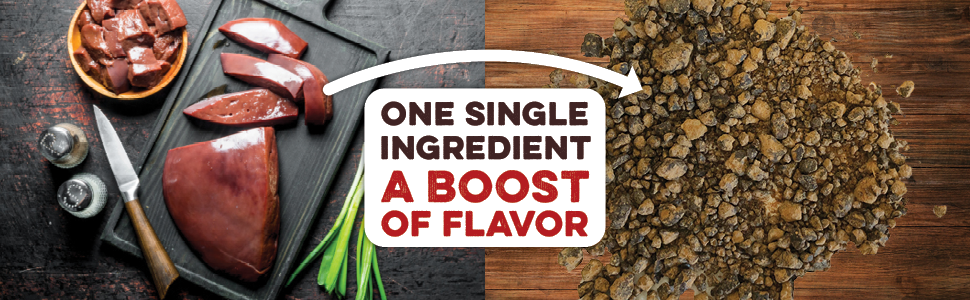 One single ingredient - beef liver