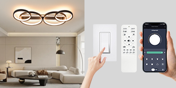 LED Deckenlampe,Dimmbar Deckenleuchte Mit Fernbedienung APP,Einstellbar Ringform Wohnzimmerlampe
