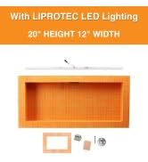 Schluter Kerdi-Board-SNLT Shower Niche with Integrated LIPROTEC LED Lighting - Vertical Installat...