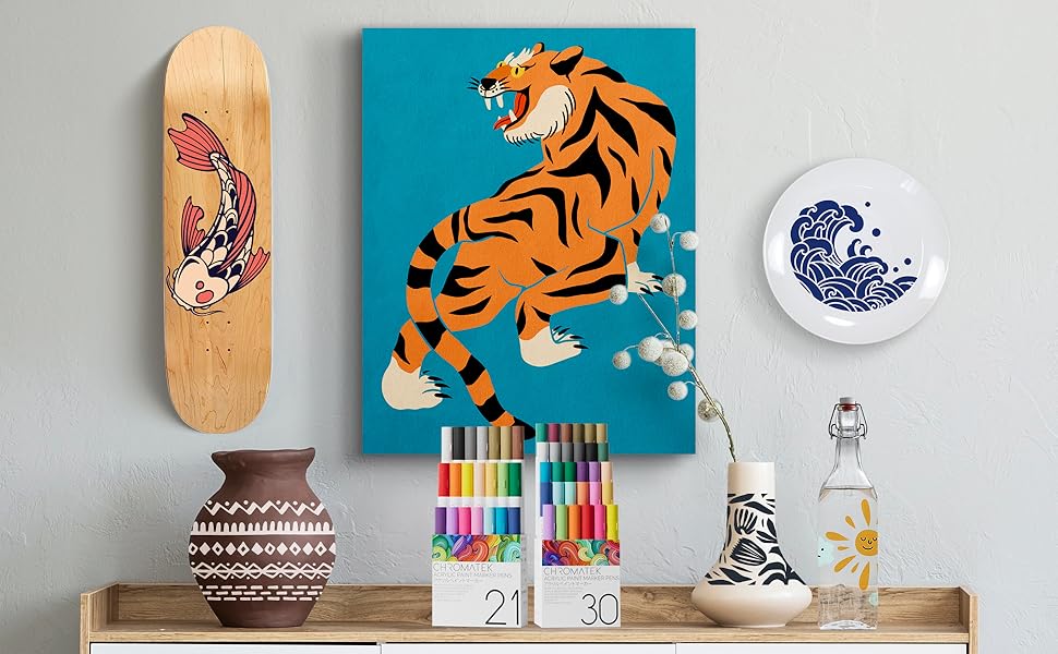 Chromatek Multisurface Paint Pens for Rocks and Almost Any Other Surface