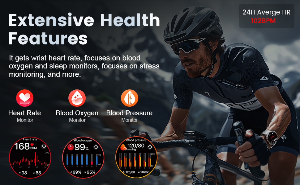 a screenshot of a man riding a bike.