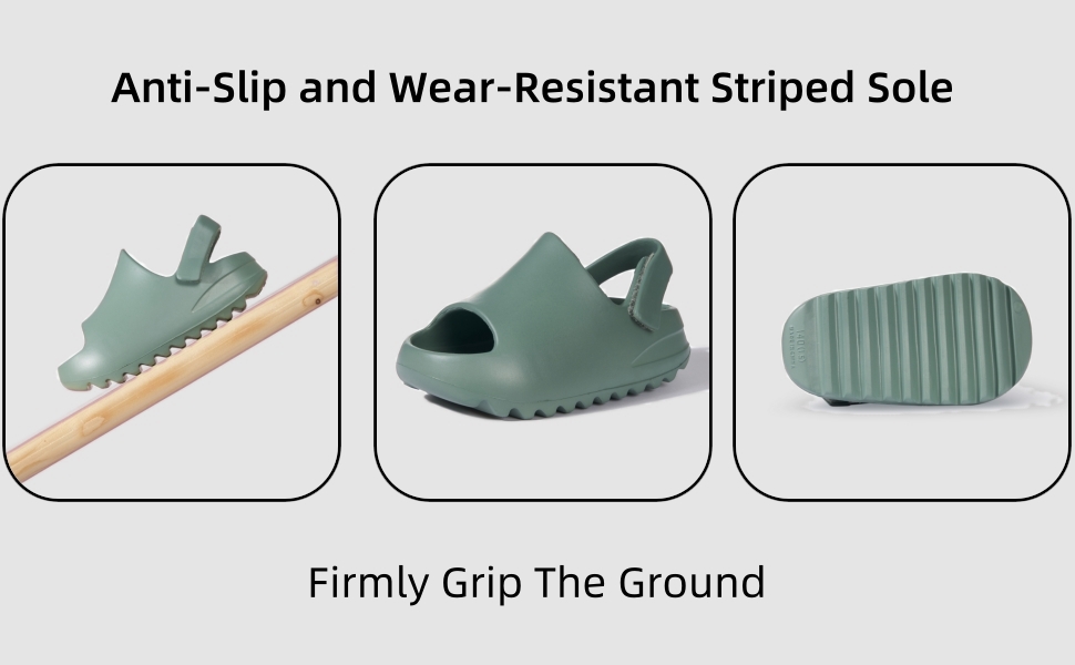 Toddler Little Kids Slides Sandals