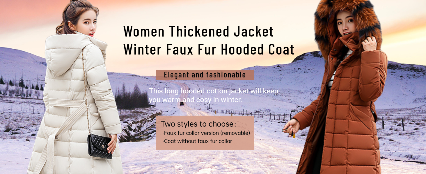 Wintermantel Damen Lang