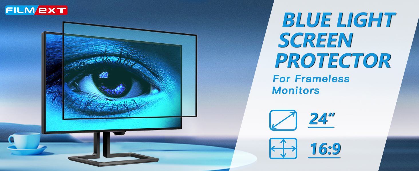 FILMEXT 2 Pack 24 Inch Blue Light Screen Filter for 169