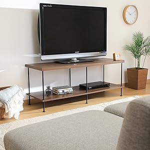 Amazon｜不二貿易 テレビ台 オープンラック 幅120×奥行40×高さ48