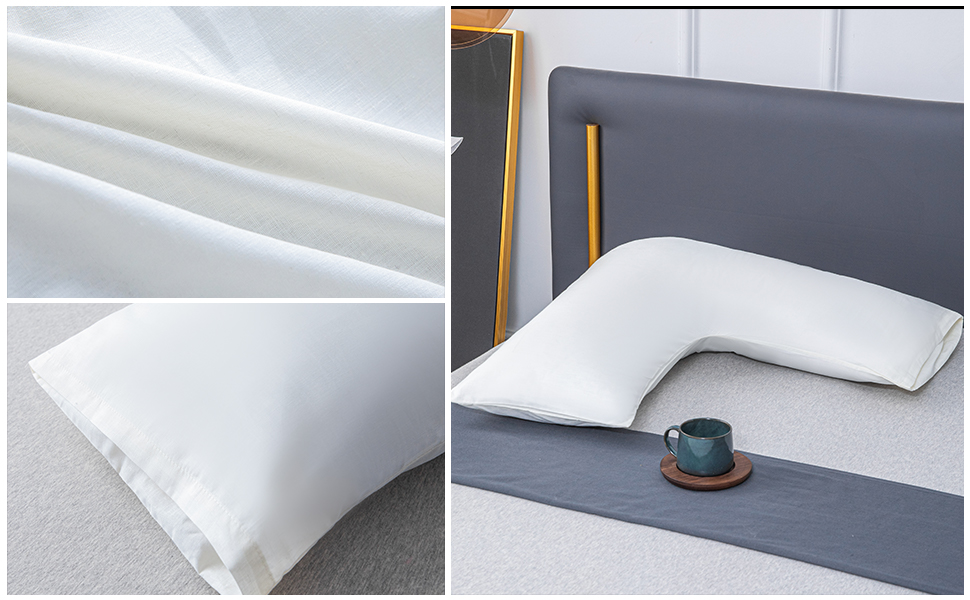 EDS Luxury V Pillow With Pillowcase Orthopaedic V Shaped Pillows