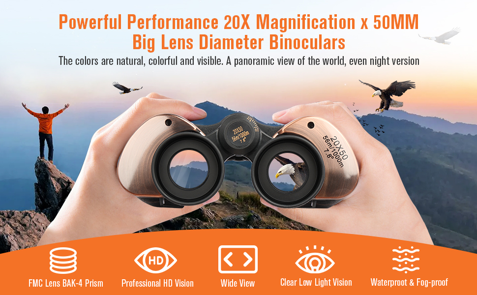 Professional 20x50 Binoculars