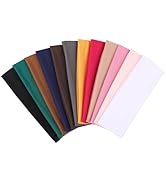 Leeven Headbands for Women 12 Pcs Elastic Soft Fabric Non-Slip Hair Bands Hair Warp for Unisex Gi...